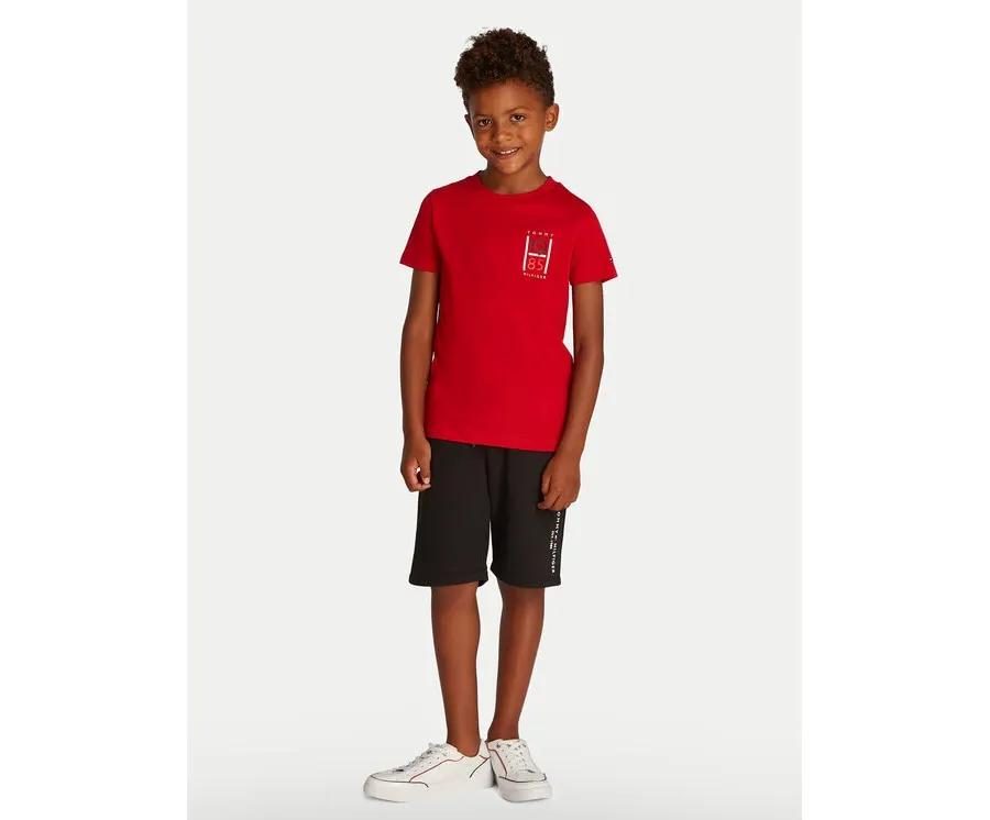 obrazek 1 Tommy Hilfiger T-Shirt KB0KB09536 D Czerwony Regular Fit
