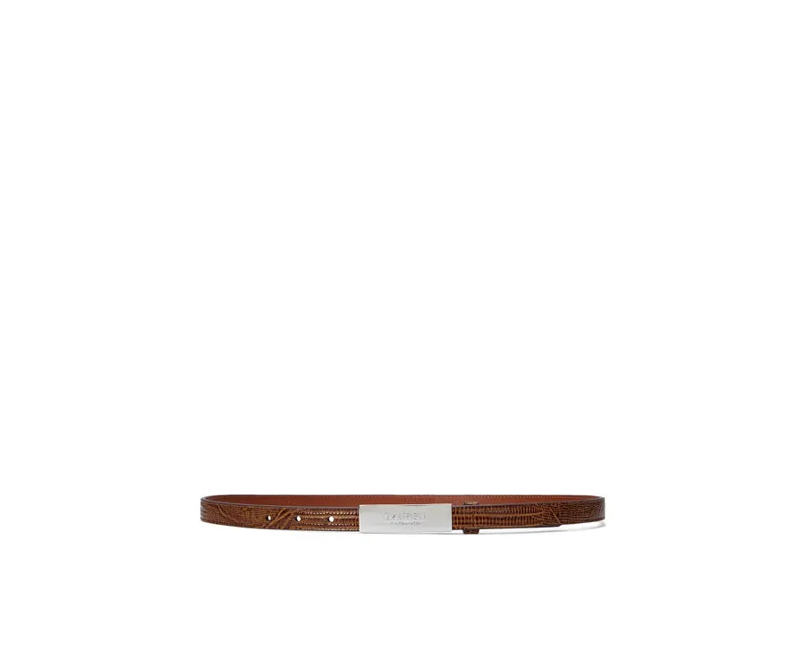 obrazek 1 LAUREN RALPH LAUREN Pasek Damski 412942223002 Brązowy