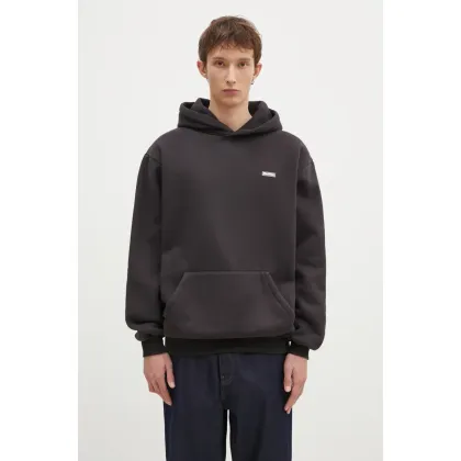 Zdjęcie Butter Goods bluza Basic Pullover Hood męska kolor czarny z kapturem gładka BG243203