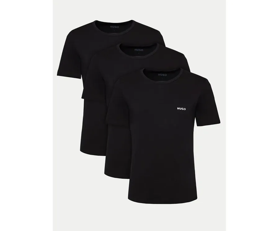 obrazek 1 HUGO Komplet 3 t-shirtów 50480088 Czarny Regular Fit