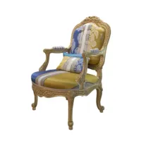 Picture Exclusive Italian chair with armrests and pillow