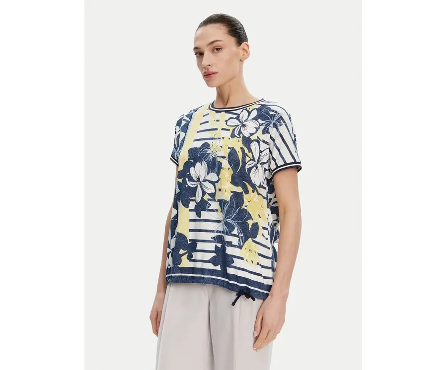obrazek 1 Olsen T-Shirt 11105022 Granatowy Regular Fit