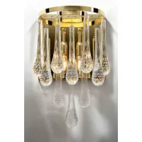 Zdjęcie Stylowy kinkiet ścienny z kroplami ze szkła Murano - Il Paralume Marina