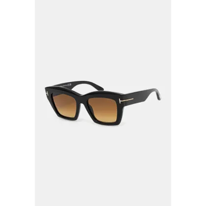 Zdjęcie Tom Ford okulary przeciwsłoneczne Luna damskie kolor czarny FT1191_5201F