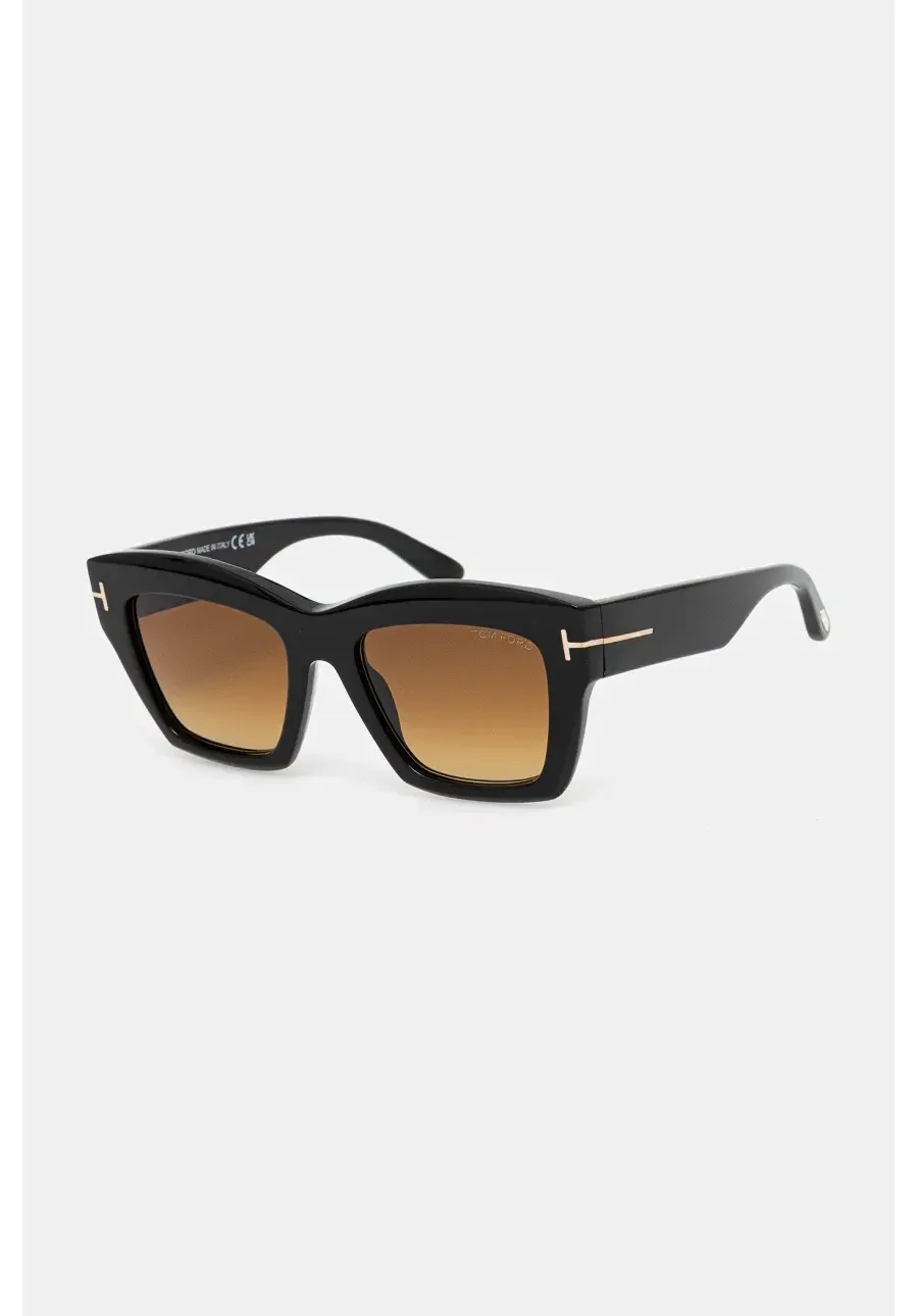 obrazek 1 Tom Ford okulary przeciwsłoneczne Luna damskie kolor czarny FT1191_5201F