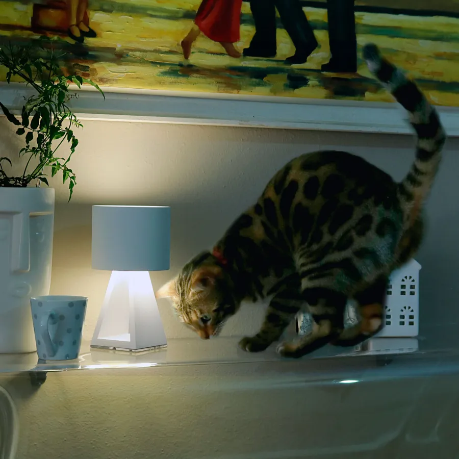 obrazek 2 Nowoczesna lampa Pup Metal na biurko od włoskiej marki