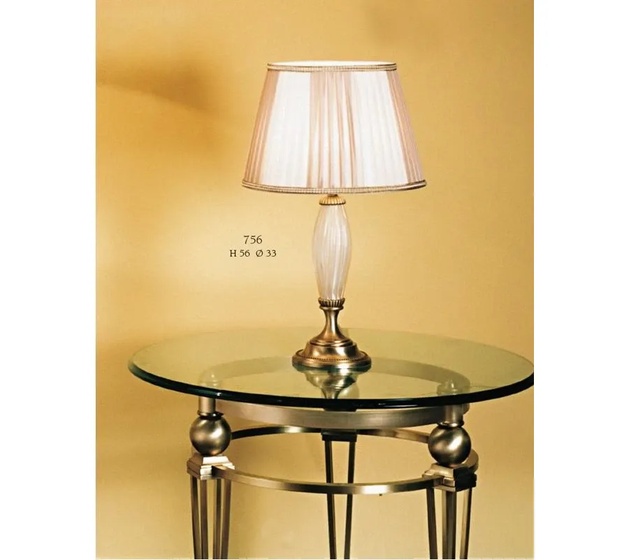 obrazek 1 Stylowa lampa stołowa żebrowana z kloszem – Il Paralume Marina