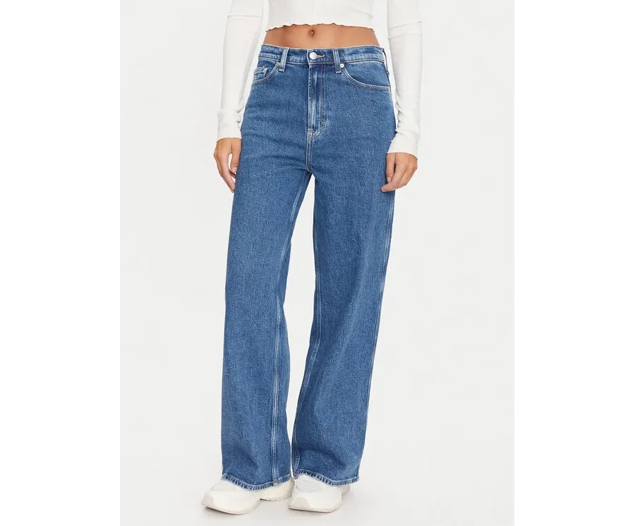 obrazek 1 Tommy Jeans Jeansy Claire DW0DW19617 Niebieski Wide Leg