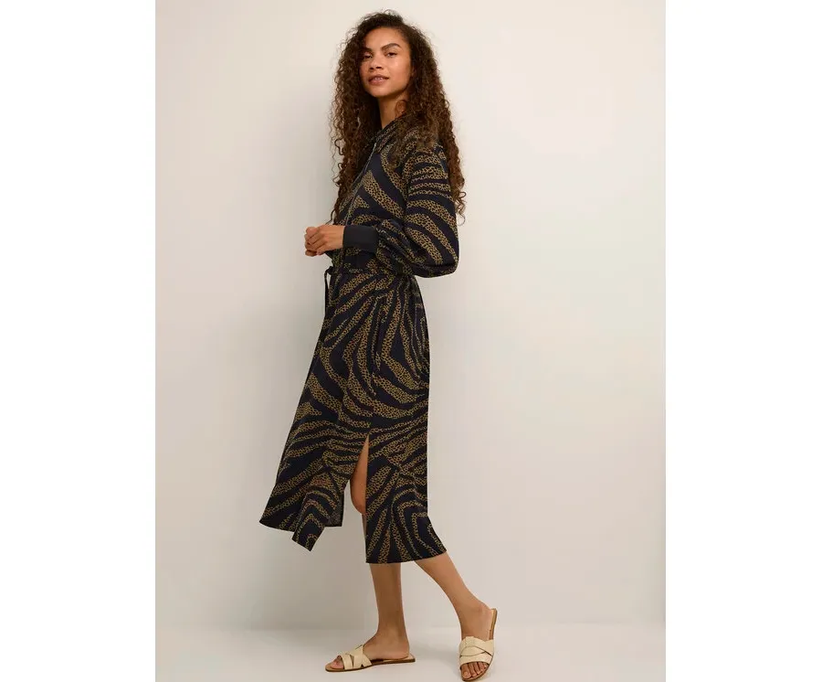 obrazek 1 Karen by Simonsen Sukienka codzienna Hilja 10104287 Granatowy Casual Fit