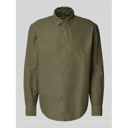 Zdjęcie Koszula casualowa o kroju regular fit z kołnierzykiem typu button down
