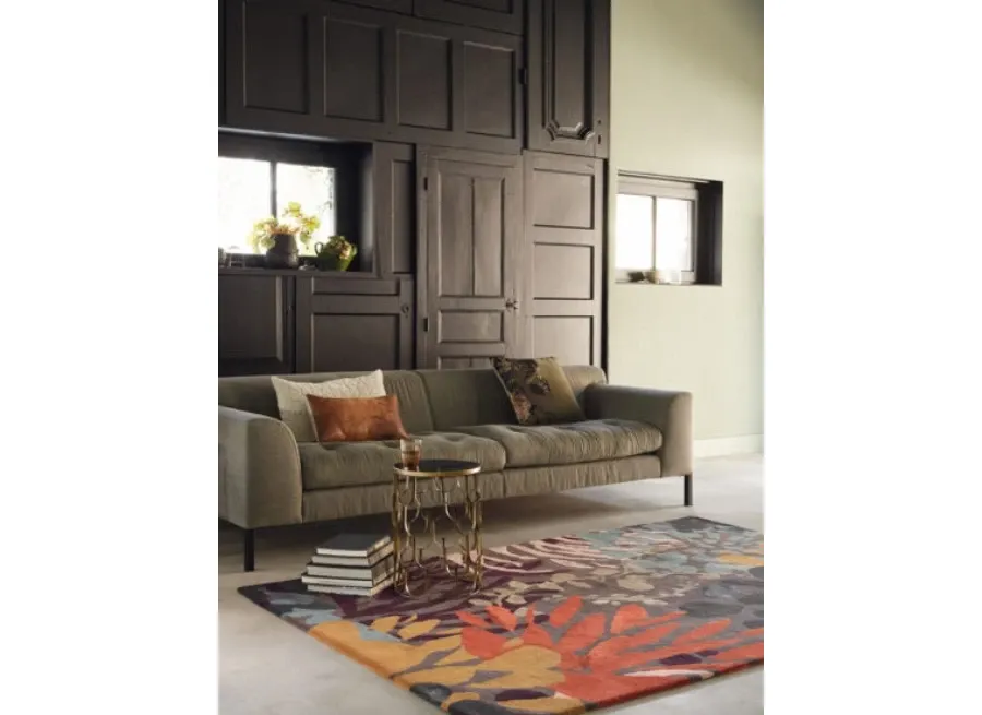picture 3 Stylish orange-brown floral rug - ESTELLA SUBMARINE 89405