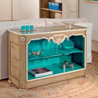 Zdjęcie Oryginalna włoska szafka z drewna litego