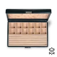 Picture Leather collector's box for jewelry