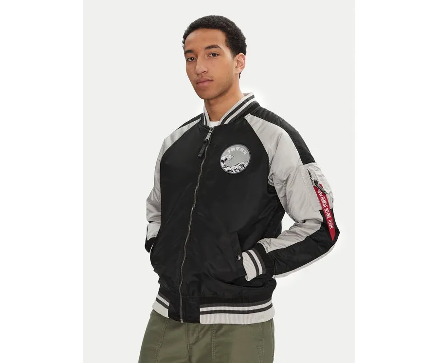 obrazek 1 Alpha Industries Kurtka bomber Japan Warrior Souvenir 146101 Czarny Regular Fit