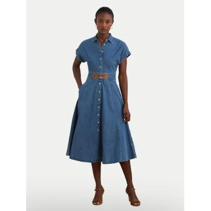 Zdjęcie LAUREN RALPH LAUREN Sukienka jeansowa 250963908001 Niebieski Regular Fit