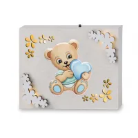 Picture A unique children's lamp Teddy bear 16x13 cm