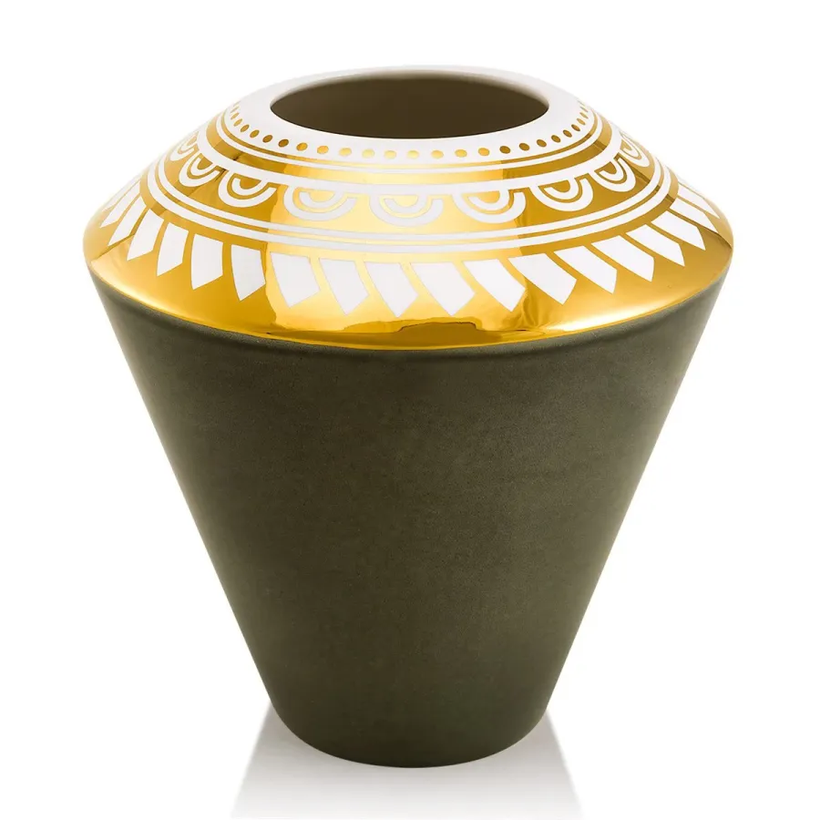 obrazek 1 Ceramiczny mały wazon z dekoracją plemienną – Ahura