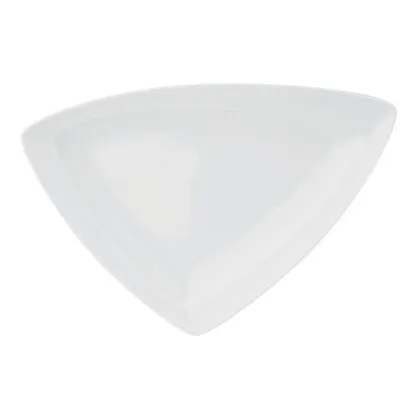 Zdjęcie Biały klasyczny talerz deserowy z porcelany Organic White z kolekcji inspirowanej kształtami natury - Vista Alegre