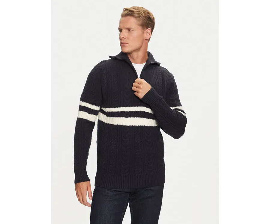 obrazek 1 Guess Sweter M4BR12 Z3HA2 Granatowy Regular Fit
