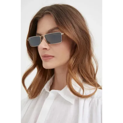 Zdjęcie Ray-Ban okulary przeciwsłoneczne kolor złoty