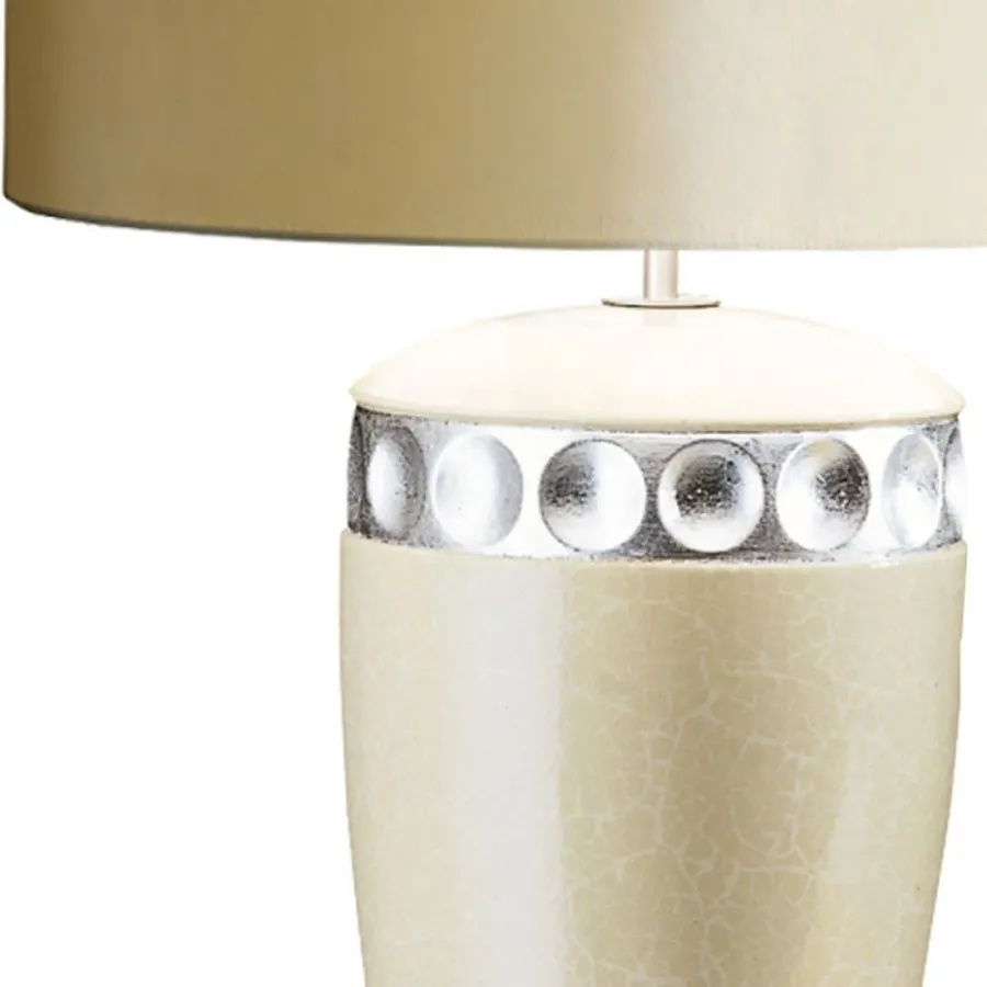 obrazek 5 Lampa stołowa z okrągłym wzorem H.42xL.21xP.21 cm
