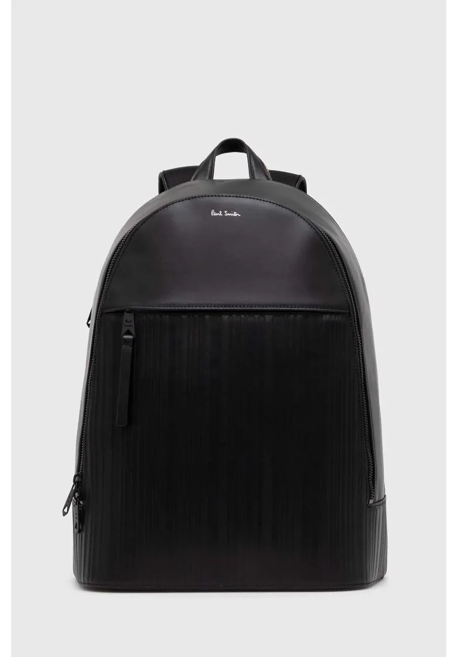obrazek 1 Paul Smith plecak skórzany kolor czarny duży gładki M1A-7586-AEMBST