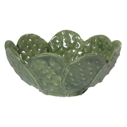 Zdjęcie Niepowtarzalna zielona misa z ceramiki - Virginia Casa