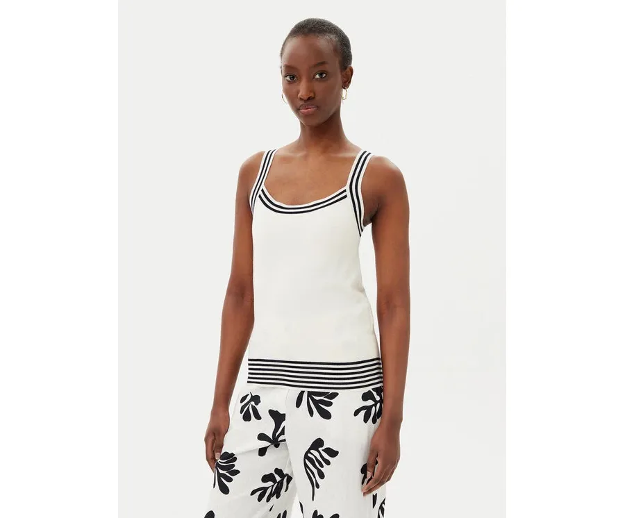 obrazek 1 Marella Top Germana 2515361061 Écru Slim Fit