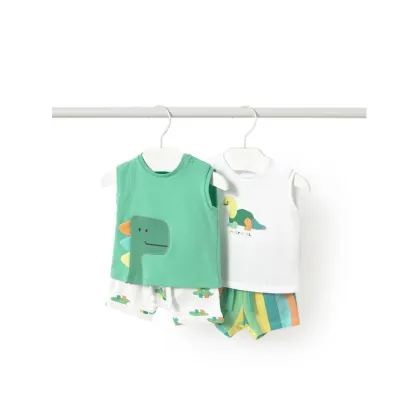 Zdjęcie Mayoral Komplet top i spodenki 1625 Kolorowy Regular Fit