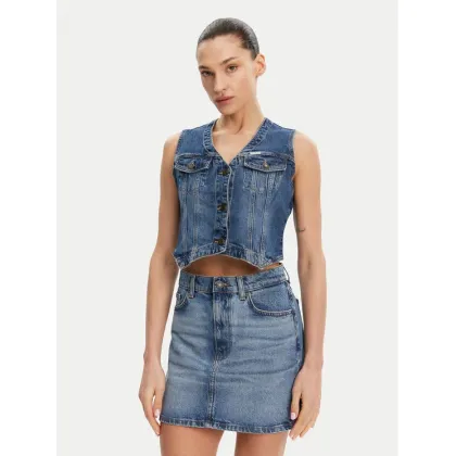 Zdjęcie Guess Jeans Kamizelka W5GN74 D5M46 Granatowy Regular Fit