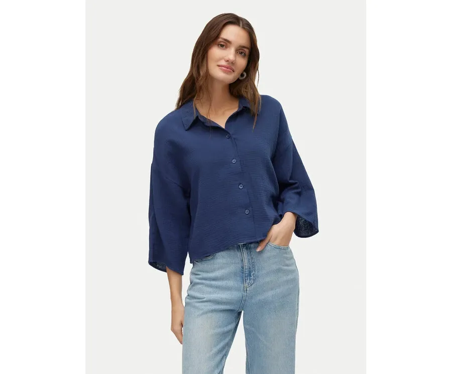 obrazek 1 Vero Moda Koszula Natali 10279685 Granatowy Standard Fit