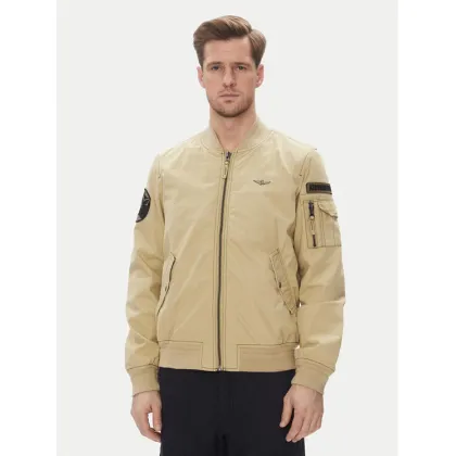 Zdjęcie Aeronautica Militare Kurtka bomber 251AB2216CT3501 Beżowy Regular Fit