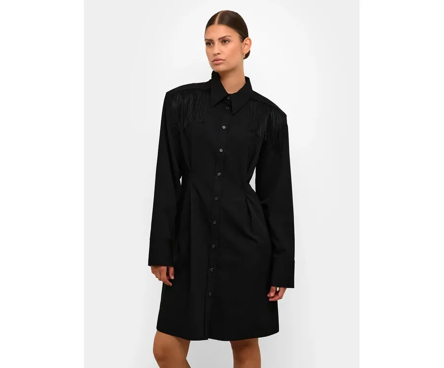obrazek 1 Karen by Simonsen Sukienka koszulowa Mae 10104797 Czarny Regular Fit