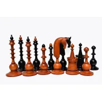 Picture A classic set of Dutch chess pieces - The Chess Empire