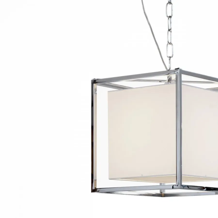 obrazek 2 Kwadratowa lampa wisząca H.100xL.32xP.32 cm