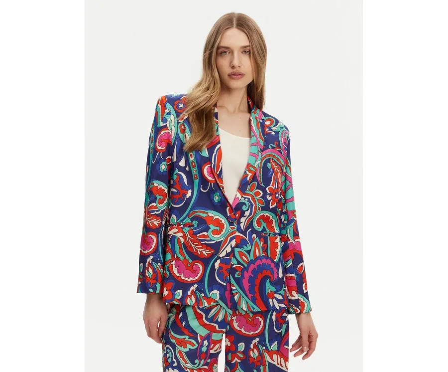 obrazek 1 Lola Casademunt by Maite Marynarka MS2502017 Kolorowy Regular Fit