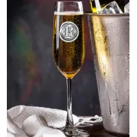 Picture Beautiful glass champagne glass - 170 ml