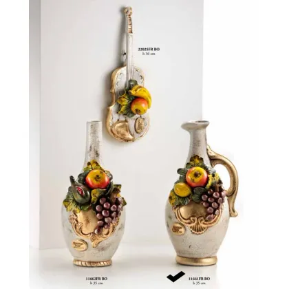 Picture Jug with handle and fruit - Valle d'oro Patchi