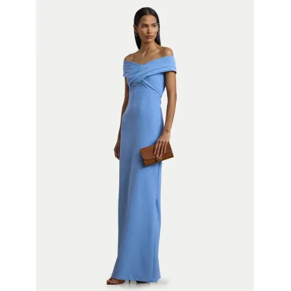 Zdjęcie LAUREN RALPH LAUREN Sukienka wieczorowa 253936391006 Niebieski Slim Fit