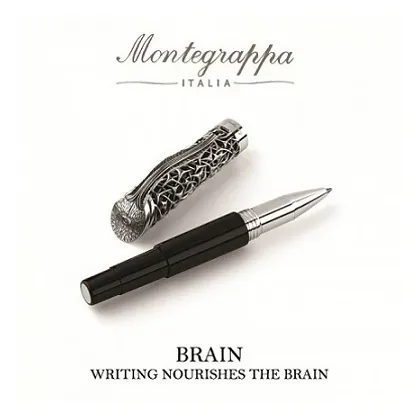 Zdjęcie Inspirujące Silver Rollerball Pen Brain Montegrappa