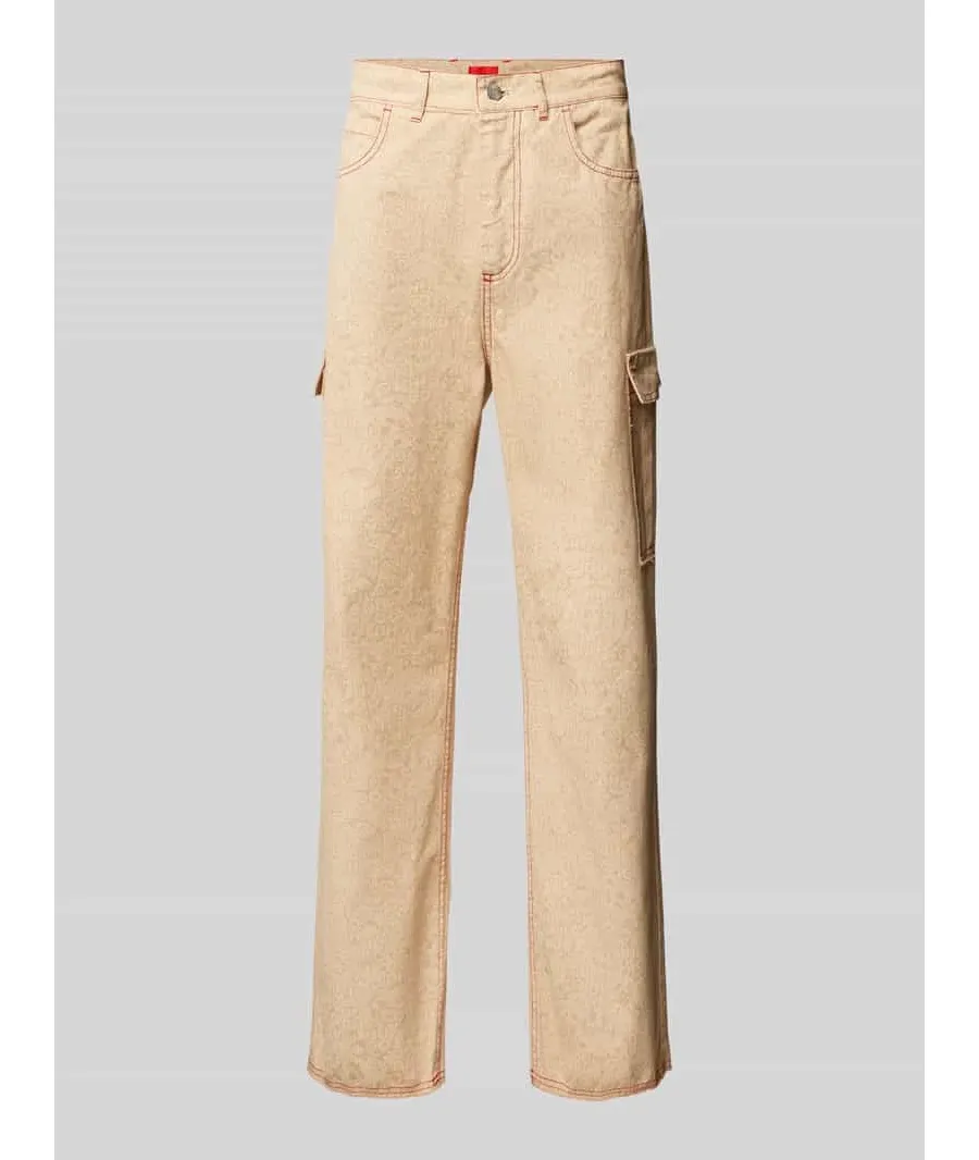 obrazek 1 Spodnie cargo o kroju regular fit z 5 kieszeniami model ‘Kuvvet’