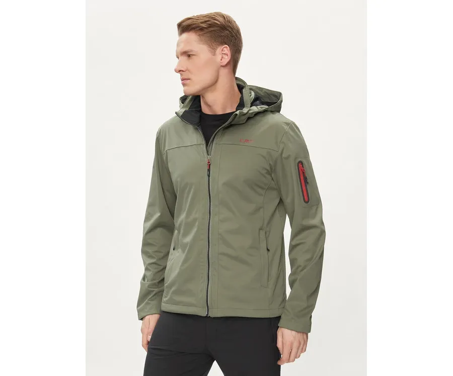 obrazek 1 CMP Kurtka przeciwdeszczowa 39A5027 Zielony Regular Fit
