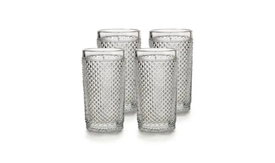 obrazek 1 Stylowy zestaw czterech przeźroczystych szklanek do drinków highball o klasycznym kształcie - Vista Alegre