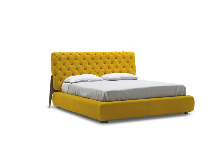 obrazek 2 Łóżko Chanel, queen size - ręcznie robiony capitonné z wysokiej jakości skór lub materiałów - Ulivi Salotti