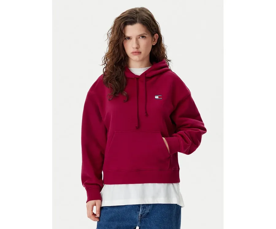 obrazek 1 Tommy Jeans Bluza Badge DW0DW19414 Różowy Boxy Fit