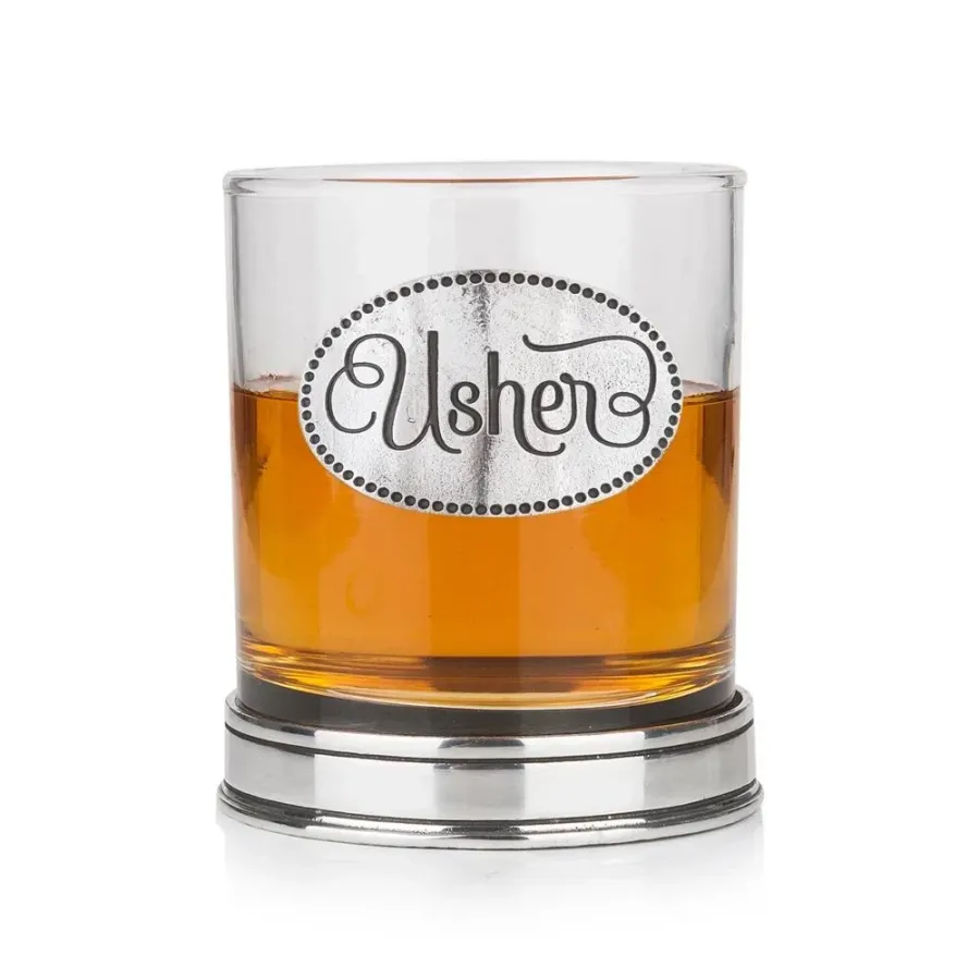 obrazek 1 Szklanka do whisky z emblematem w kolorze miedzi – prezent dla mistrza ceremonii