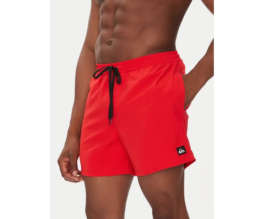 obrazek 1 Quiksilver Szorty kąpielowe Everyday Solid Volley 15 EQYJV04120 Czerwony Regular Fit