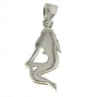 Picture Pendant with the Virgo zodiac sign in white gold