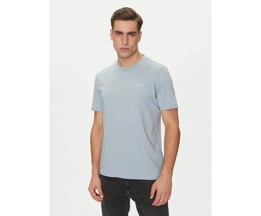 obrazek 1 HUGO T-Shirt Dero222 50466158 Niebieski Regular Fit