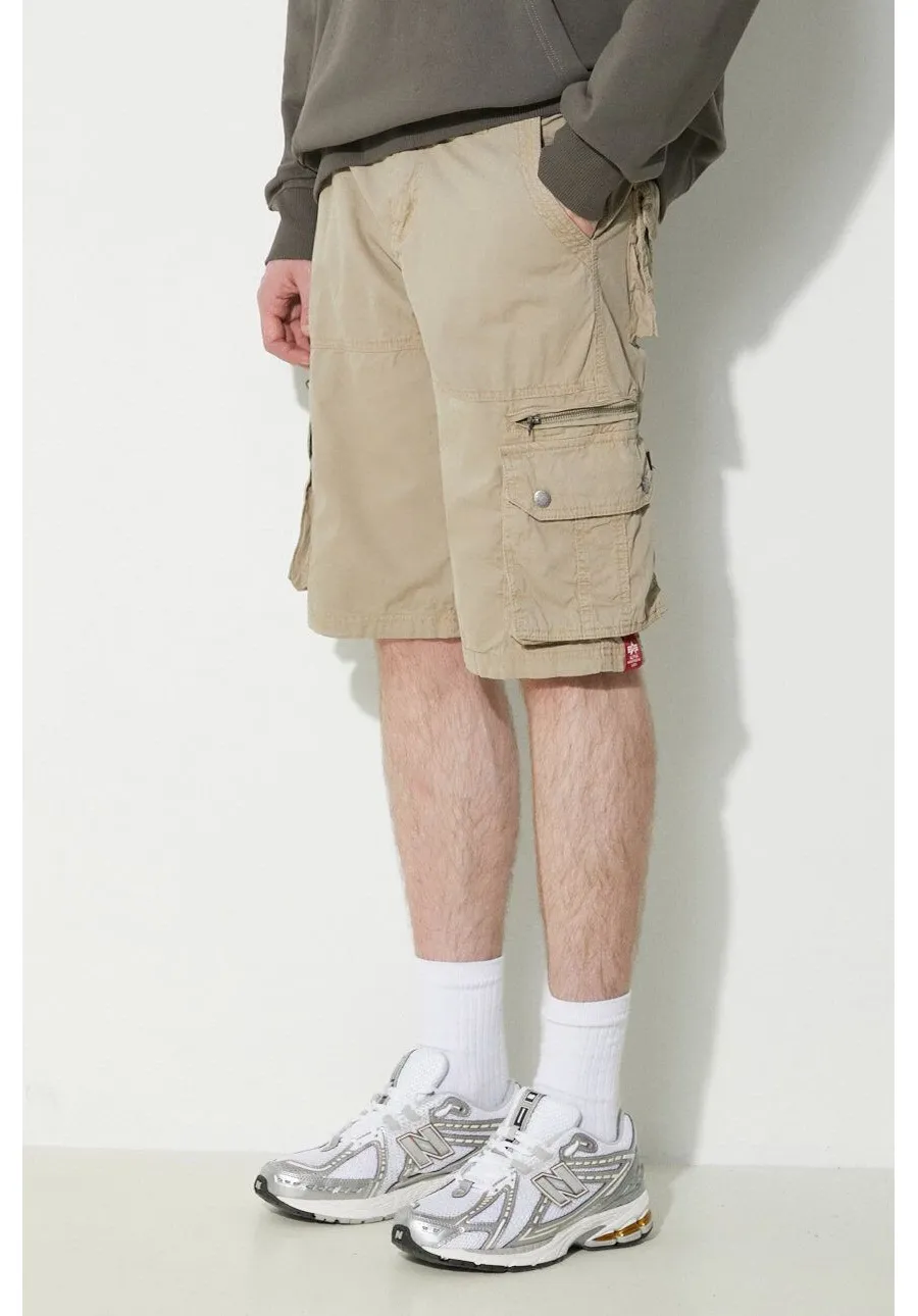 obrazek 1 Alpha Industries szorty bawełniane kolor beżowy 136250